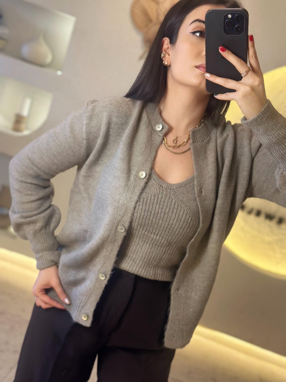 Vizon Büstiyer Triko Takım