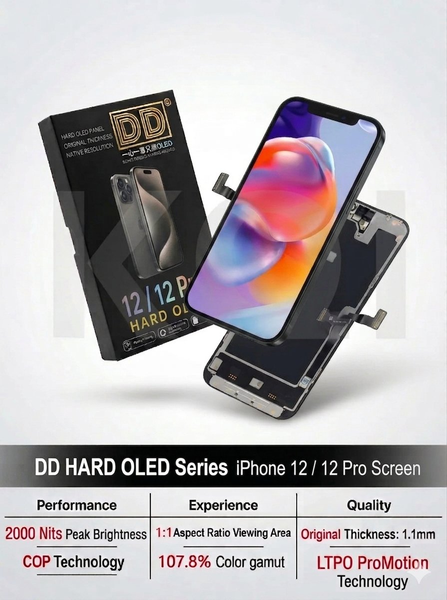 DD iPhone 12 / 12 Pro HARD-OLED Ekran