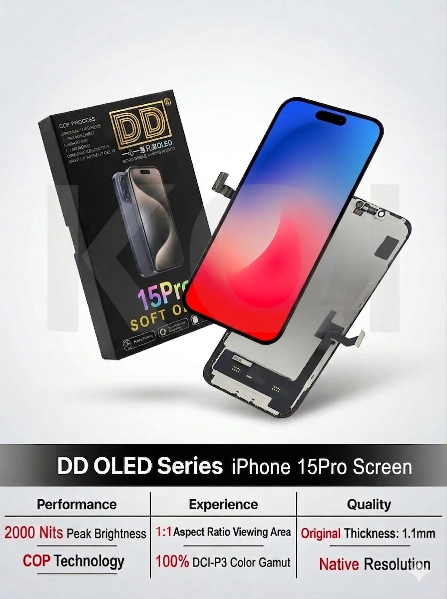 DD iPhone 15 Pro SOFT-OLED Ekran