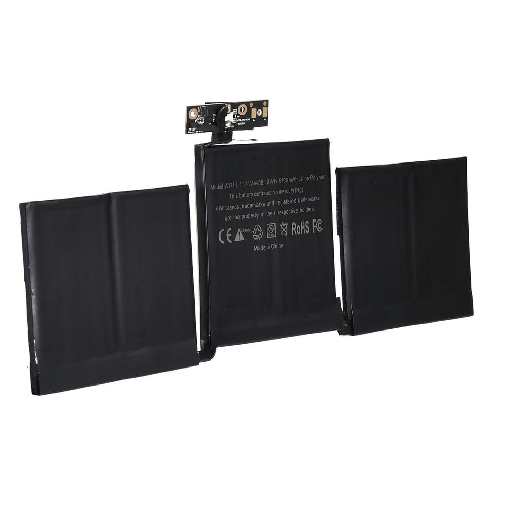 MacBook Pro 13 Batarya  A1708 A2159 A2289 A2338 (2016-2022) Batarya Kodu: A1713 A2171 5100mAh 