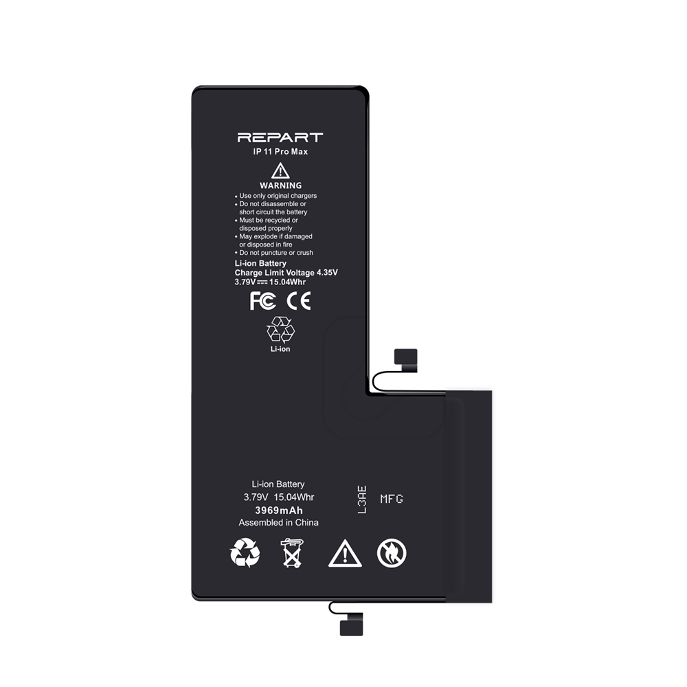iPhone 11 Pro Max Uyumlu Güçlendirilmiş Yüksek Kapasite Batarya - 4500 mAh