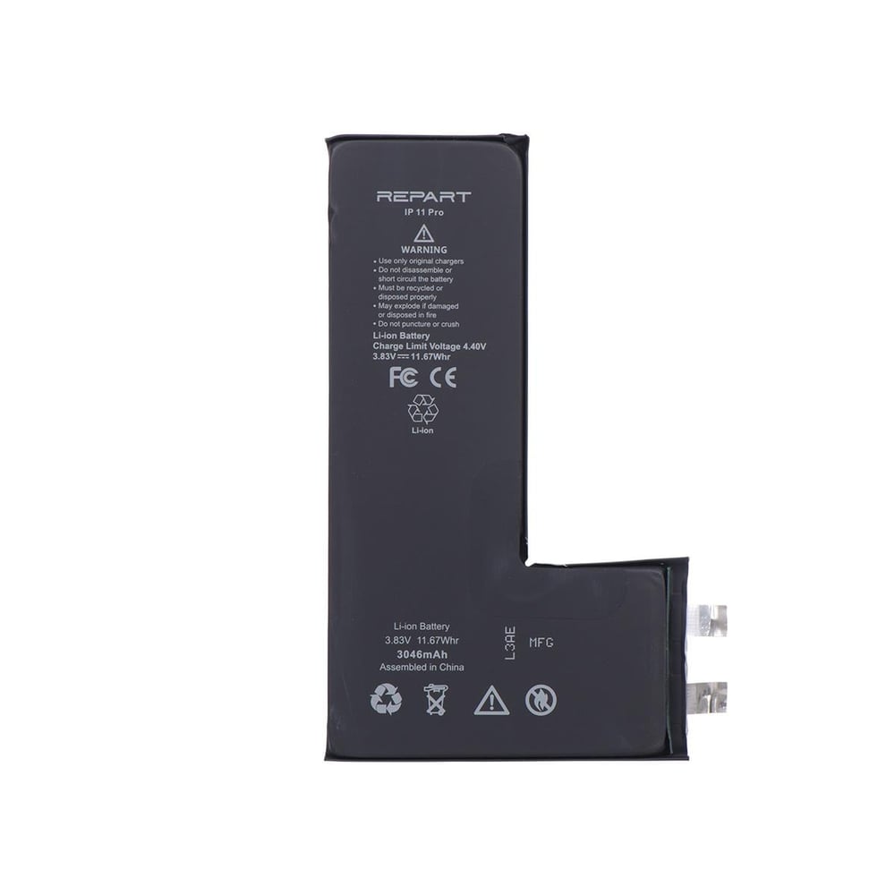 iPhone 11 Pro Uyumlu Batarya (Filmsiz Puntalanabilir - Cell) - 3046 mAh