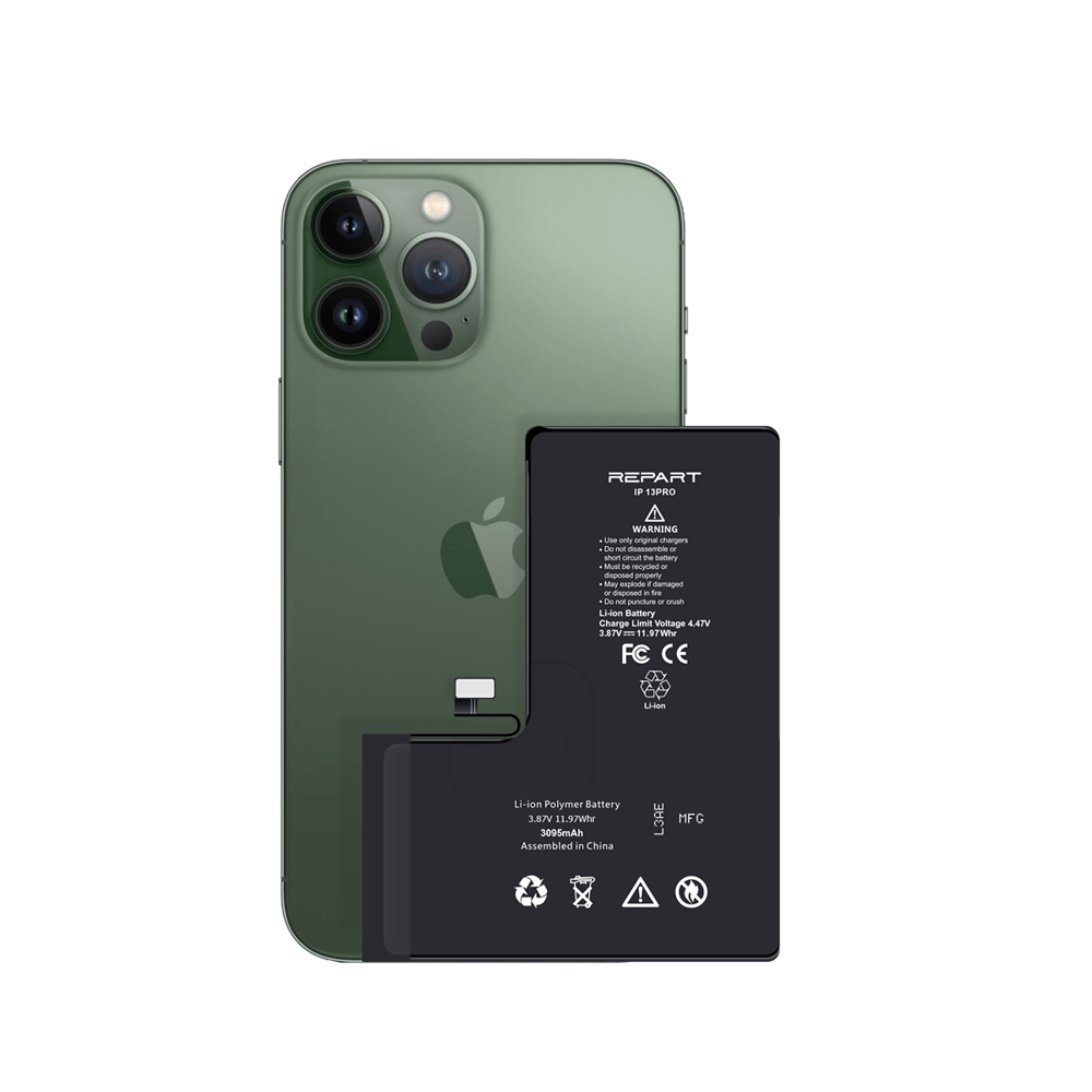 iPhone 13 Pro Uyumlu Güçlendirilmiş Yüksek Kapasite Batarya - 3095 mAh