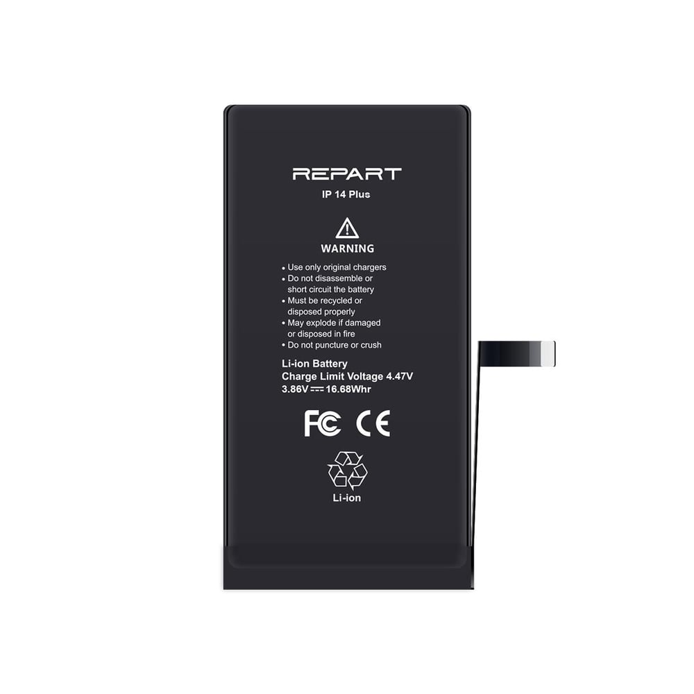 iPhone 14 Plus Uyumlu Güçlendirilmiş Yüksek Kapasite Batarya - 4770 mAh