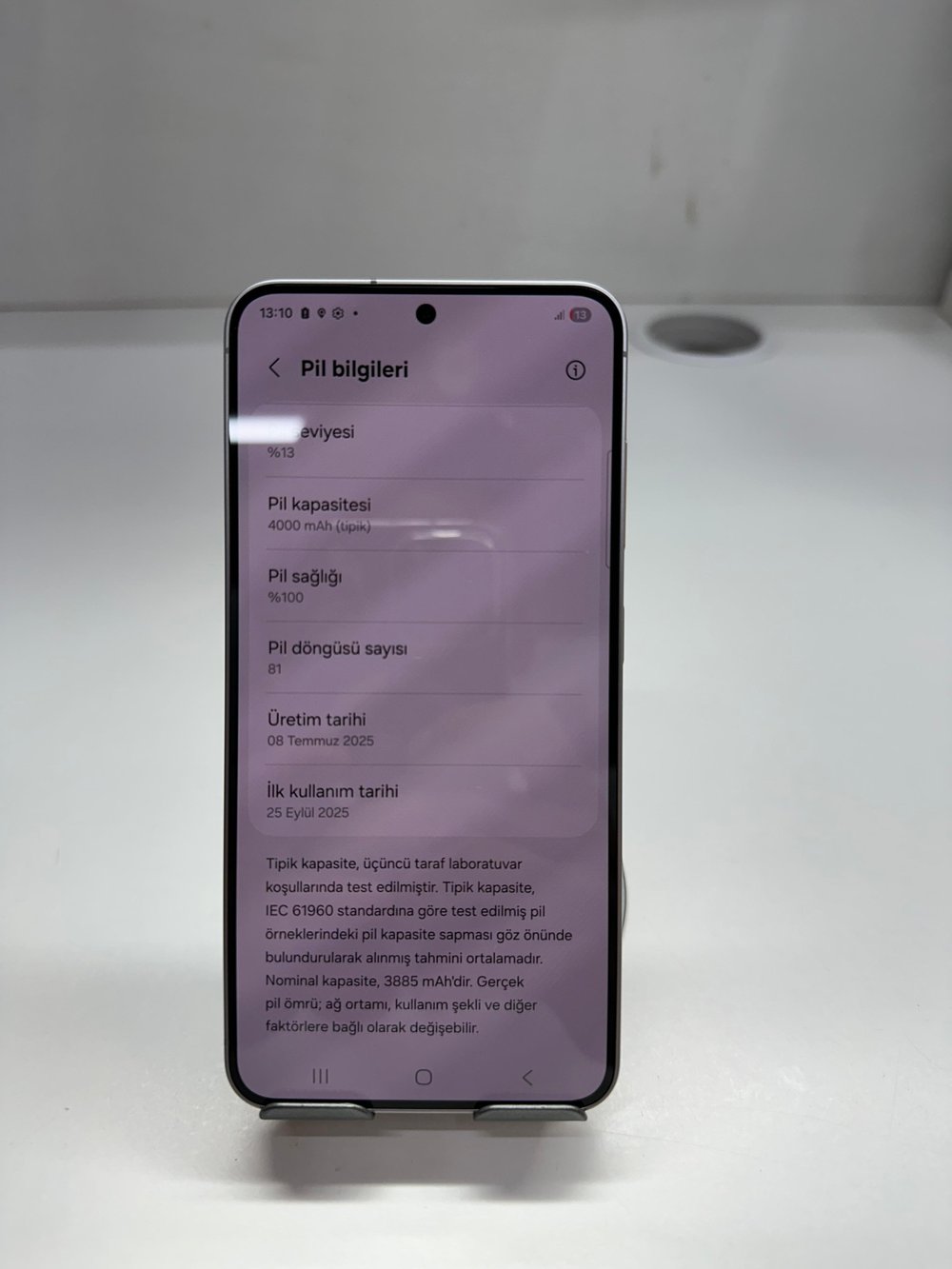Samsung S25 - 256 GB - Gümüş