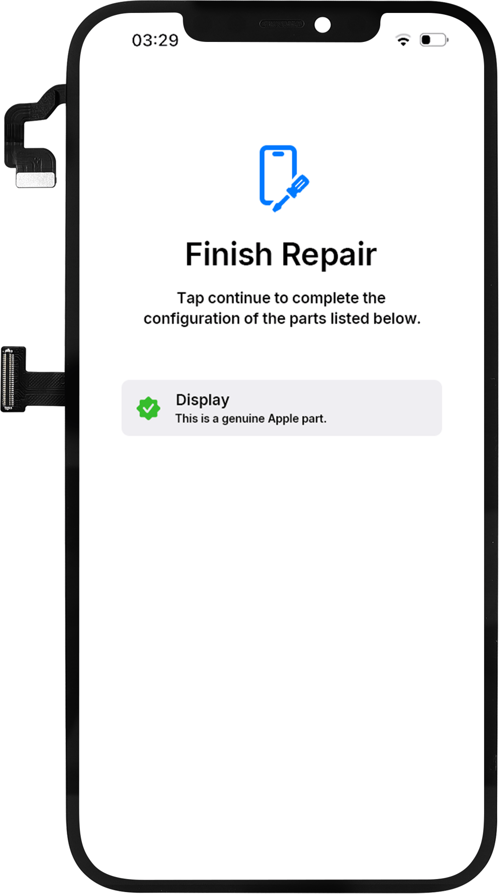 STAROZON - iPhone 12 Pro Max Sensörlü Diagnostic ULTRA-SOFT Ekran Panel