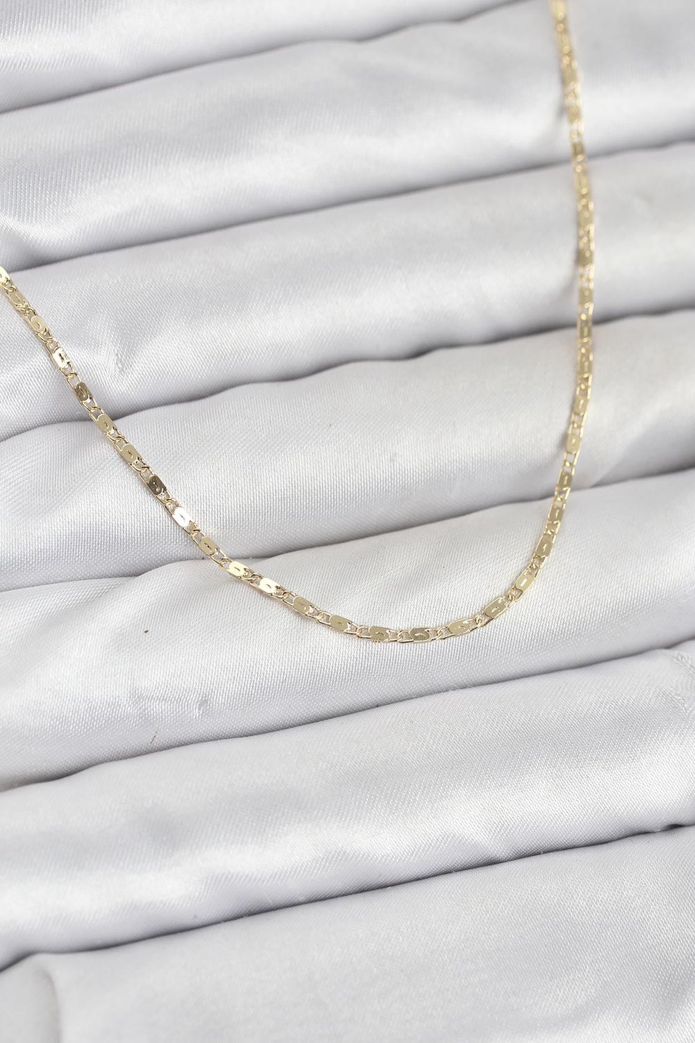CM 14K Gold Renk Ezme Zincir Model 60 cm Kadın Kolye