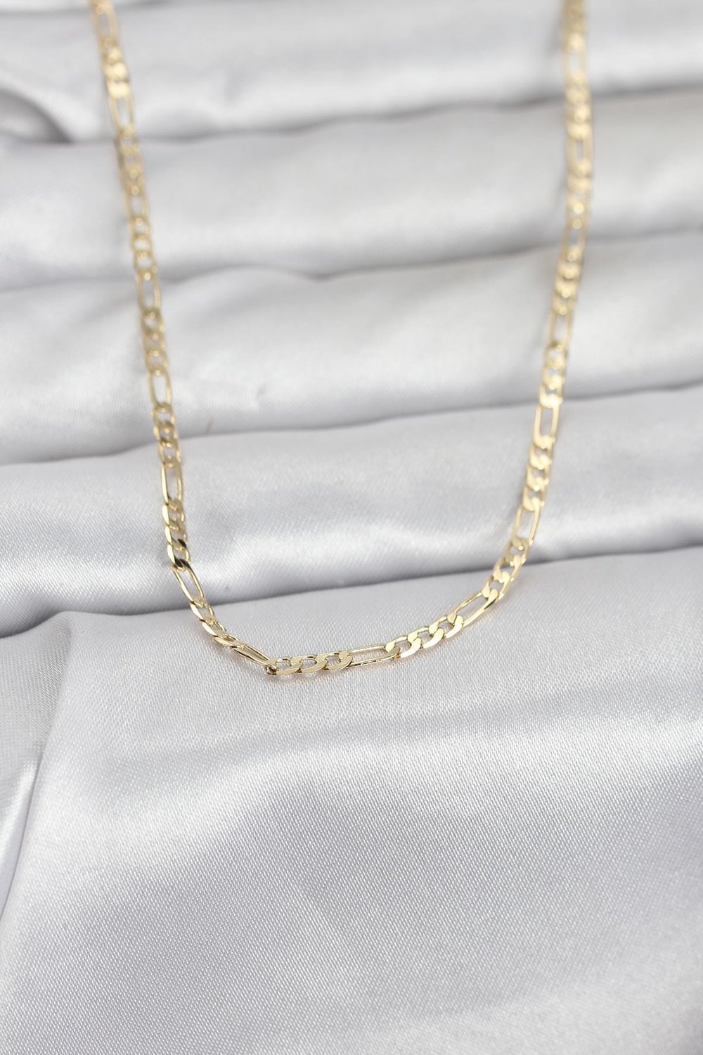 CM 14K Gold Renk İnce Kuşgözü Zincir Model 60 cm Kadın Kolye