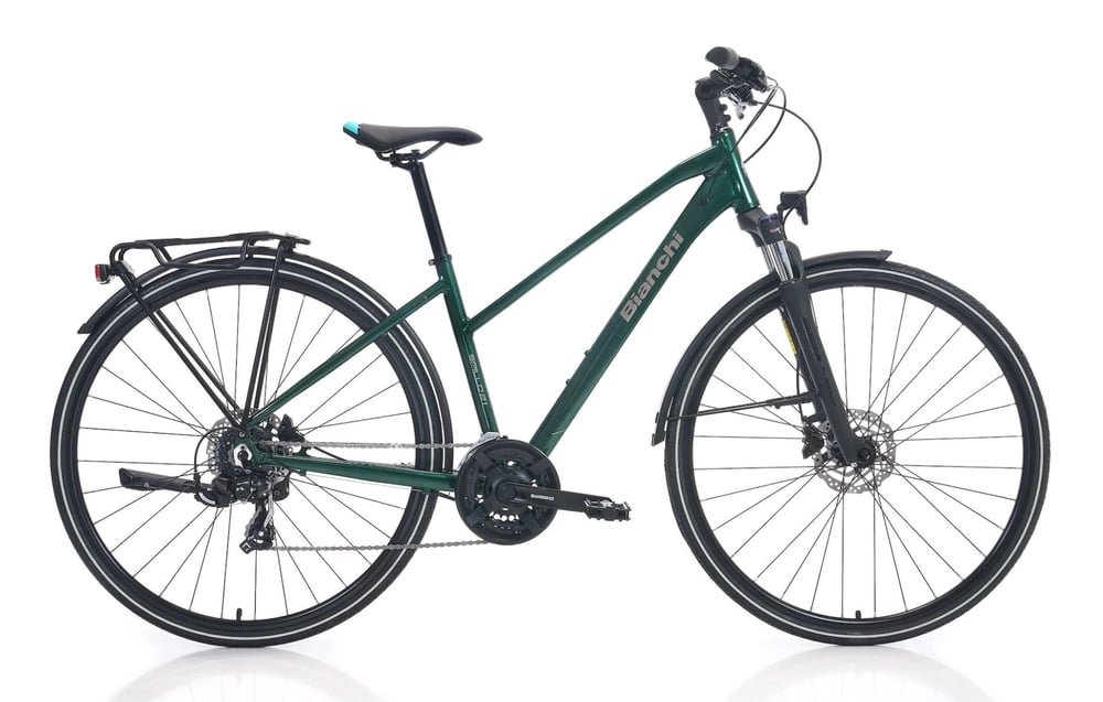 BIANCHI NEWTOURER21 ST TOURNEY 3X7SP HD 43 / 4Z KOYU YEŞİL-GRİ