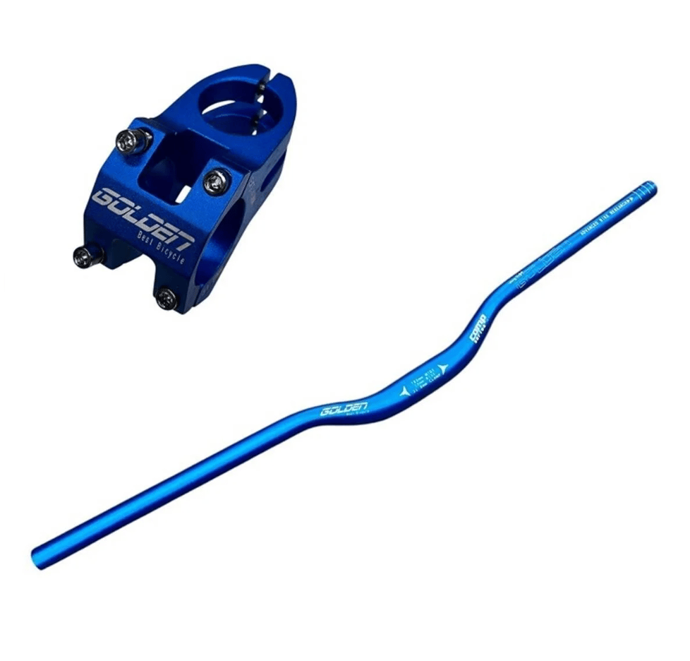 MAVİ RENKLİ ALÜMİNYUM BOĞAZ + DİREKSİYON SETİ - GOLDEN