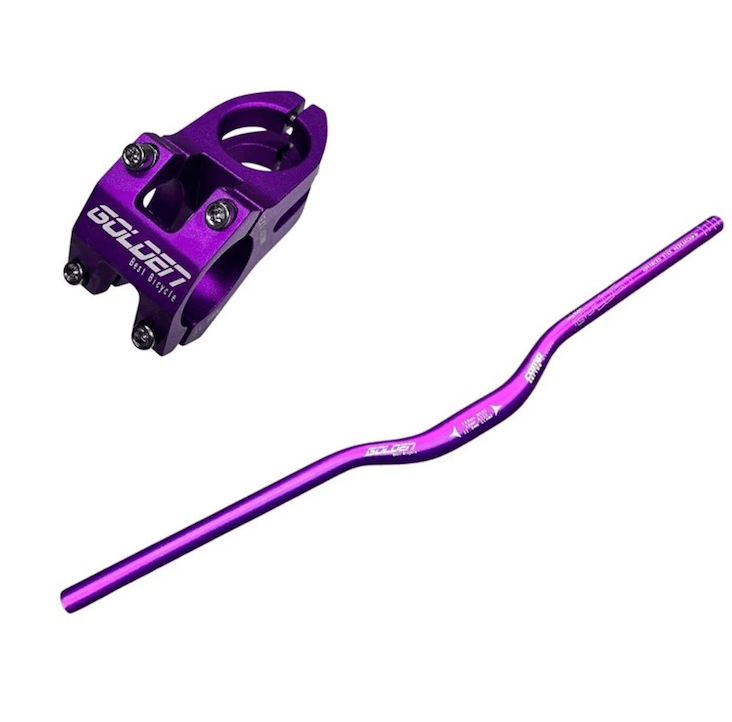 MOR RENKLİ ALÜMİNYUM BOĞAZ + DİREKSİYON SETİ - GOLDEN