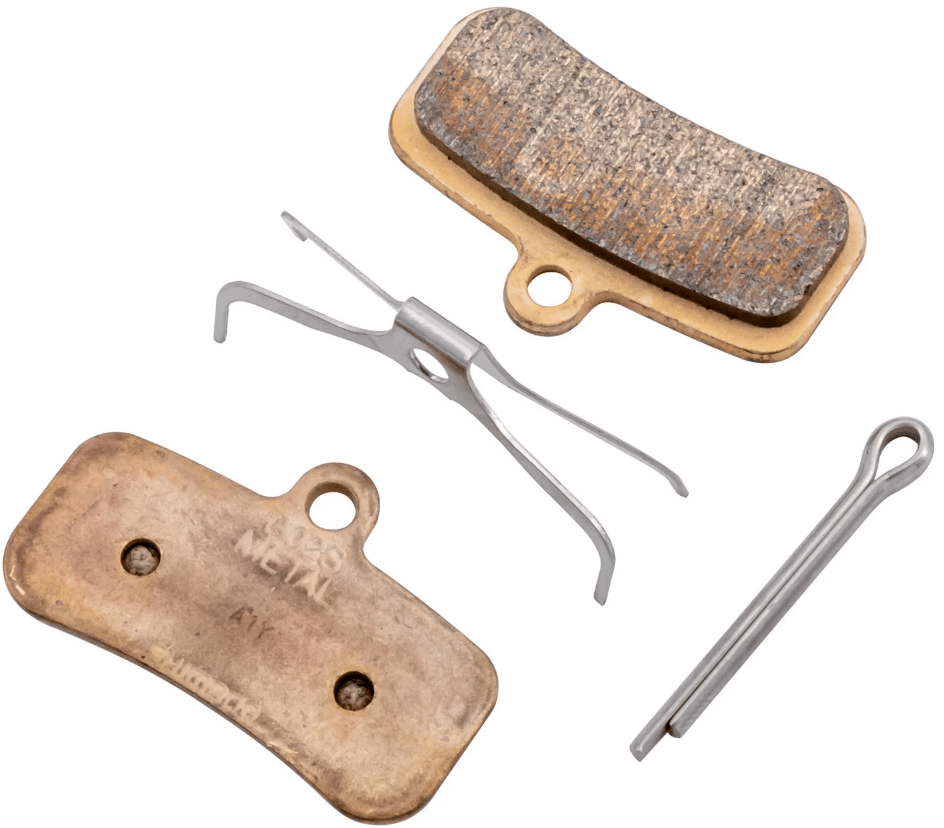 SHIMANO - BALATA (DISC BRAKE PAD SET) METAL D02S INCL SPRING/SPLIT PIN 1 PAIR