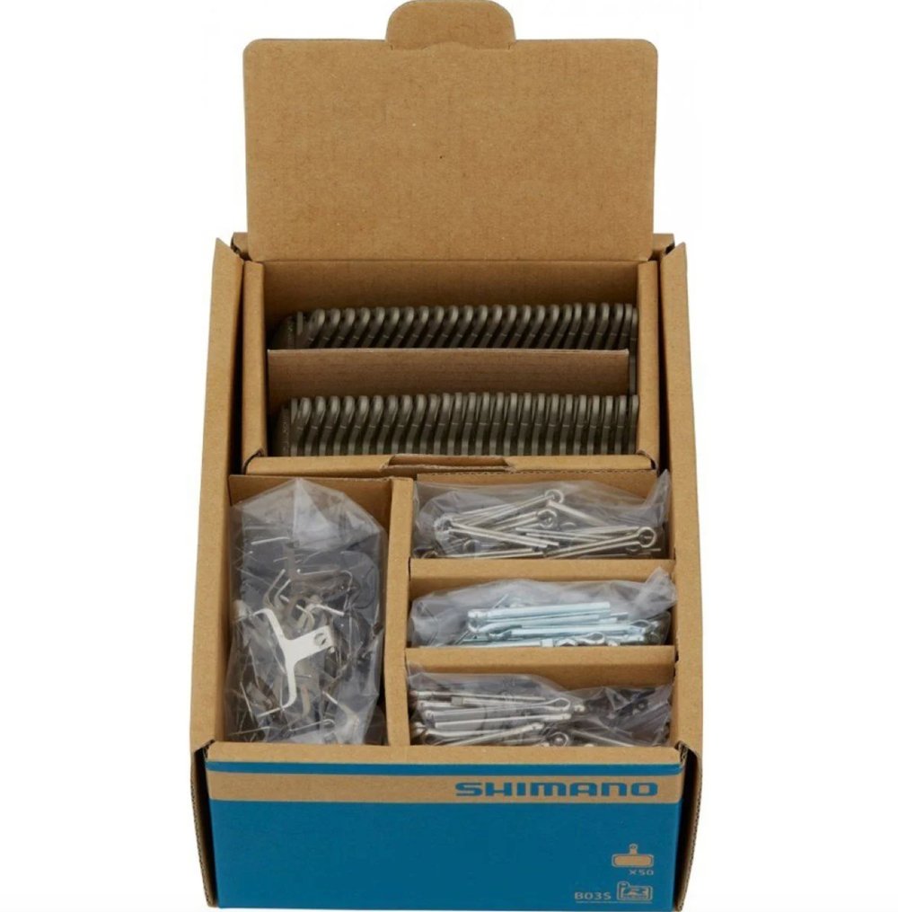 SHIMANO DİSK FREN BALATASI RESİN B05S (YAY/PIM DAHIL 50 ÇIFT)