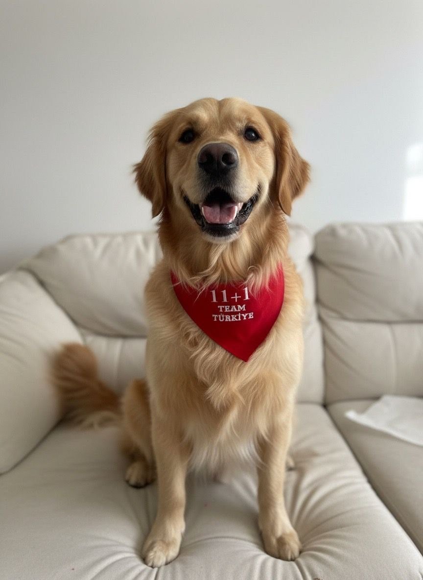 11+1 Team Türkiye Köpek Bandanası