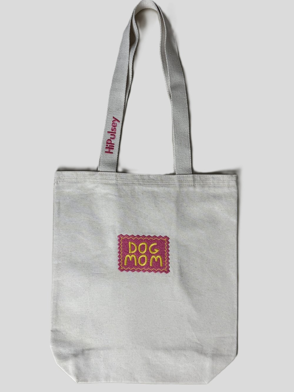 Dog Mom Bright Pink Bez Çanta