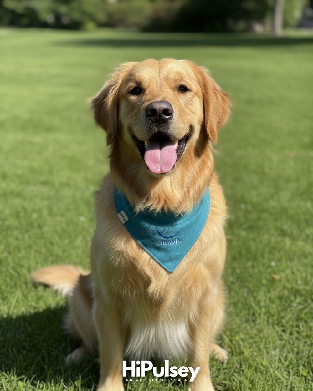 Simple Basic Köpek Bandanası