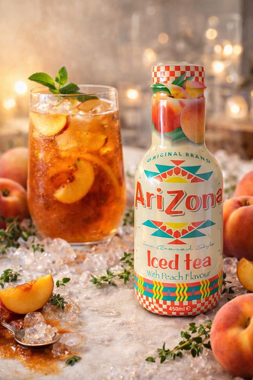 ARİZONA PEACH ICED TEA 450 ML