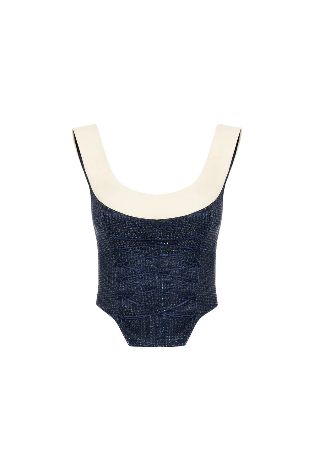 Navy Ivory Corset