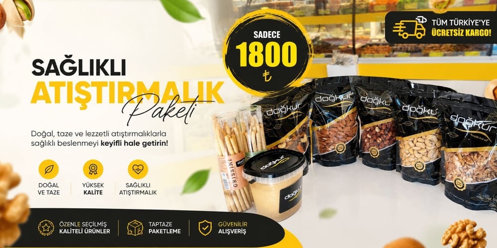 Sağlıklı Atıştırmalık Paket