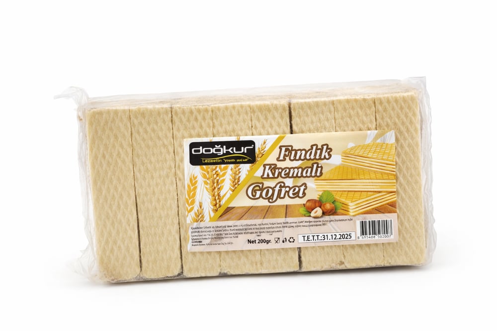 Doğkur Fındık Kremalı Gofret 200Gr