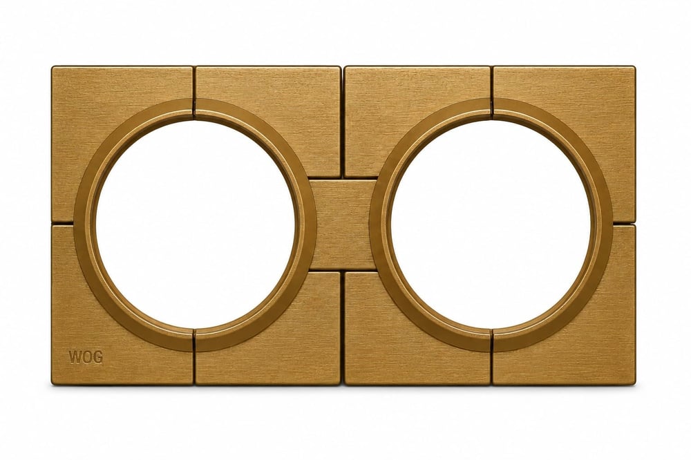 OVİVO WOG Nirvana Antik Gold İkili Çerçeve