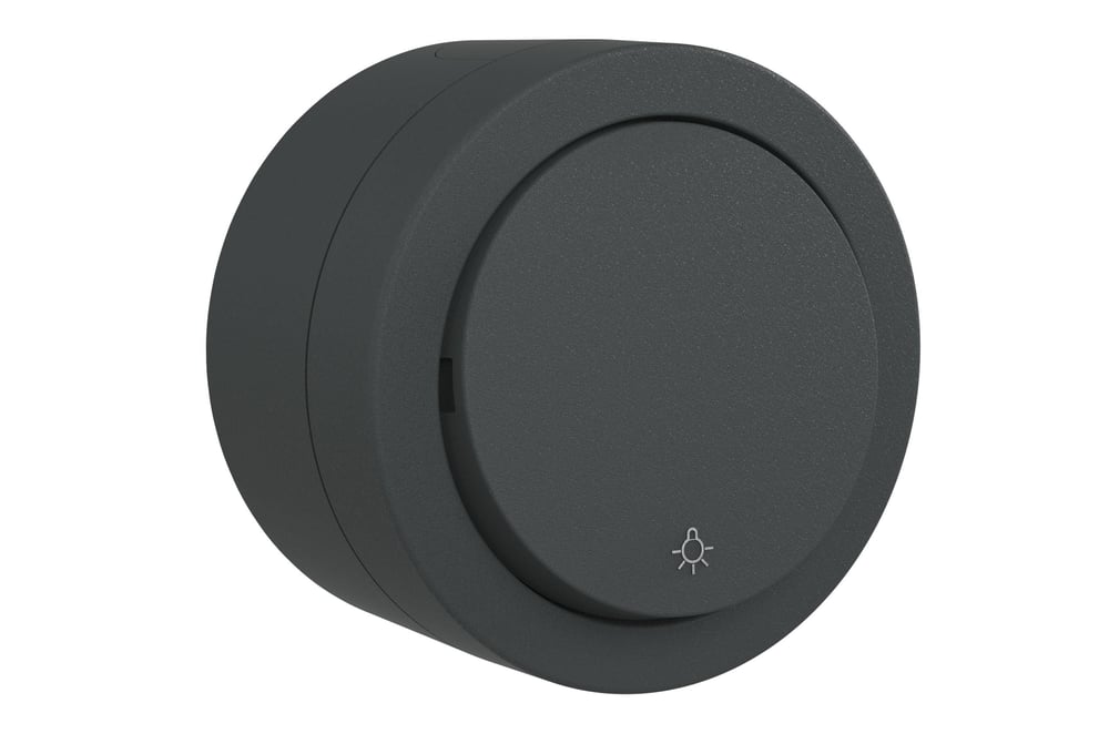 OVİVO xONE IP54 SIVA ÜSTÜ ANTRASİT (SİYAH) LİGHT (IMPULSE) ANAHTAR