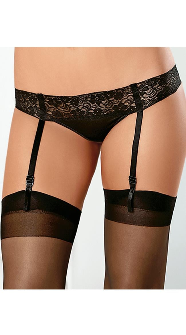 Bacio Fantezi Dantelli Satenli Kilotlu Jartiyer Takım BC2375