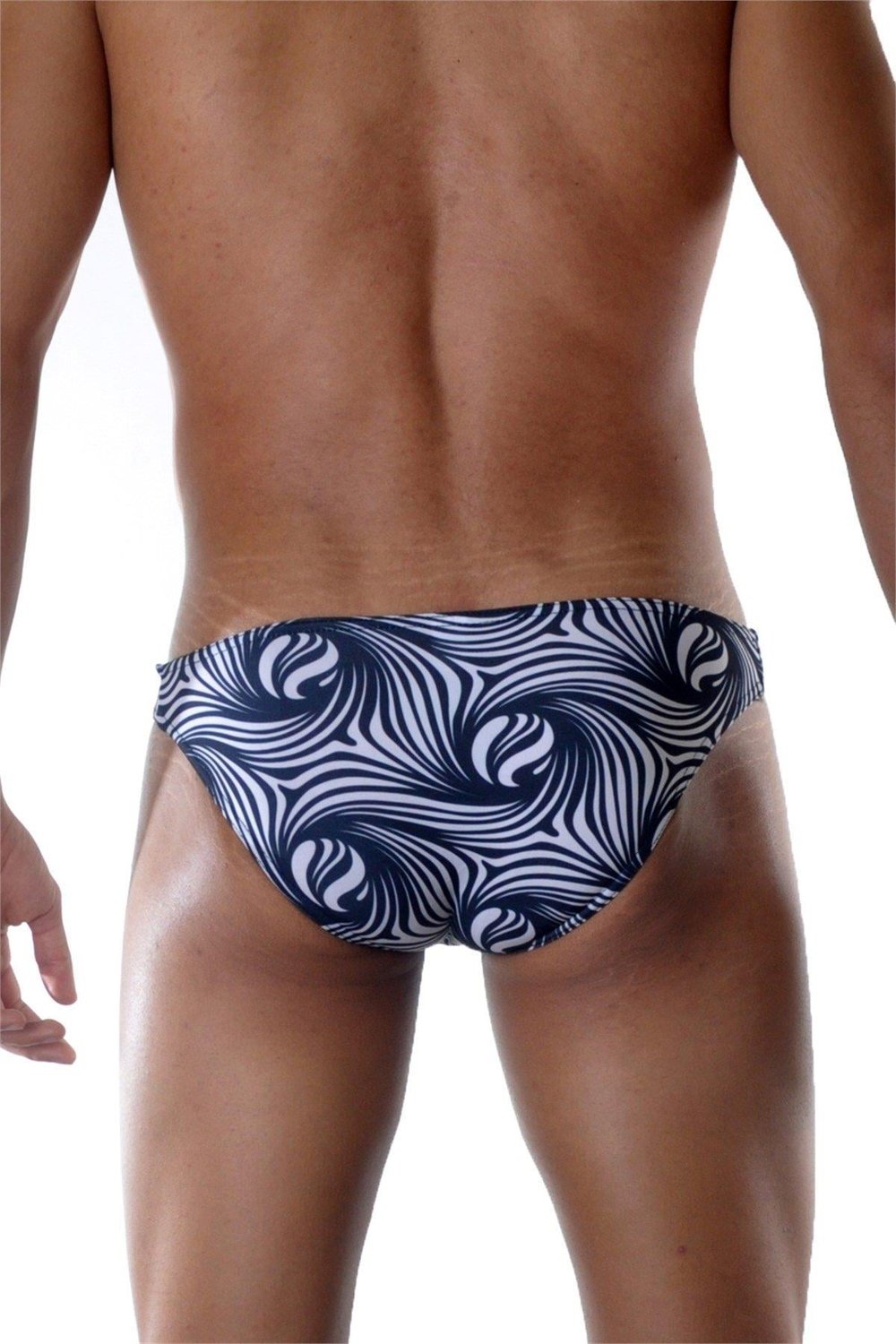Erkek Çok Renkli Fantezi Giyim Zebra Desenli Slip HF021810 