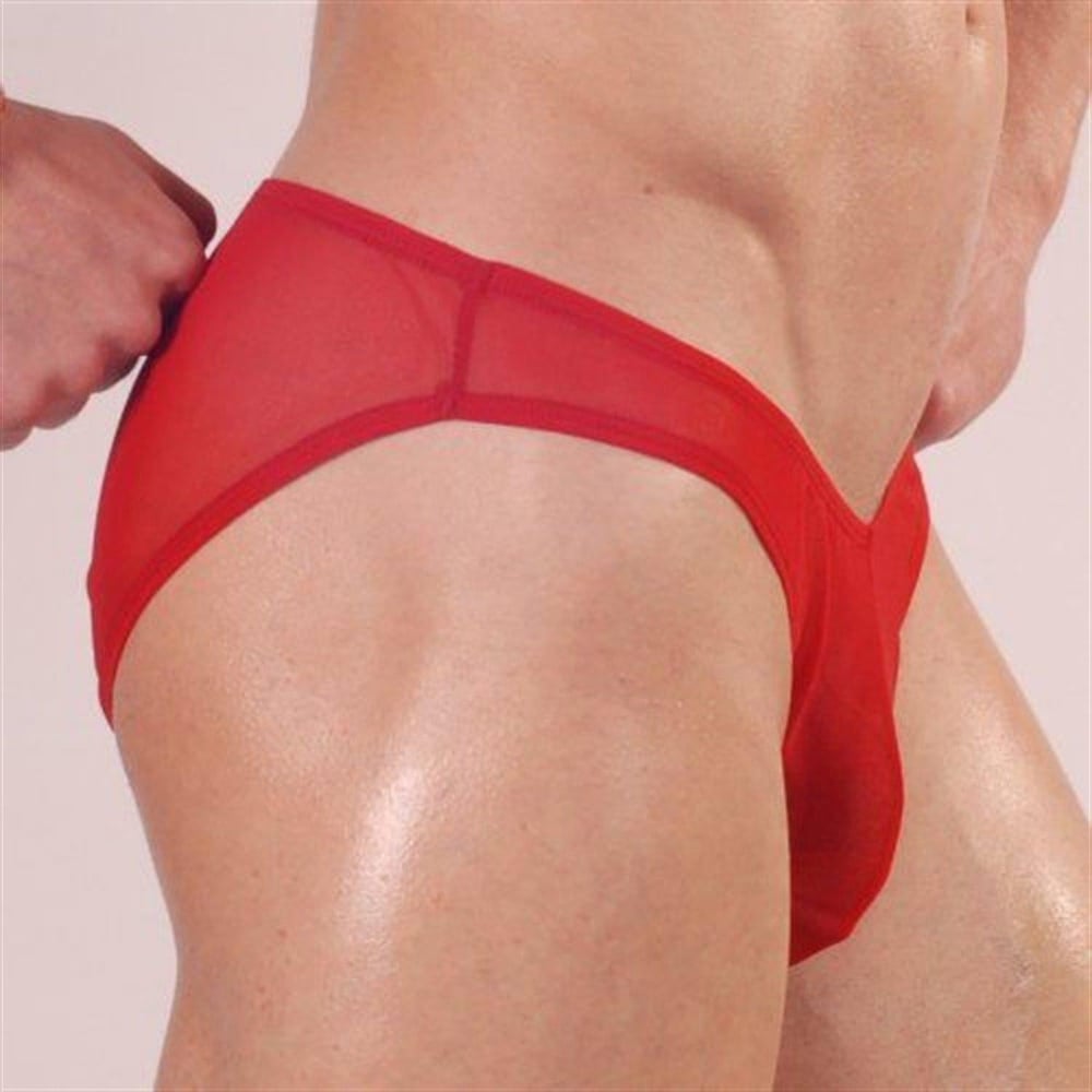 Erkek Kırmızı Fantezi Giyim Slip HF140521 