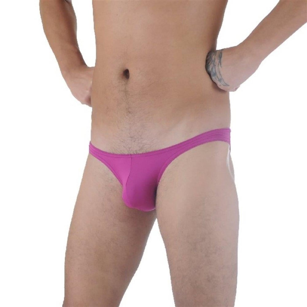Erkek Mor Fantezi Giyim Slip HF291162 