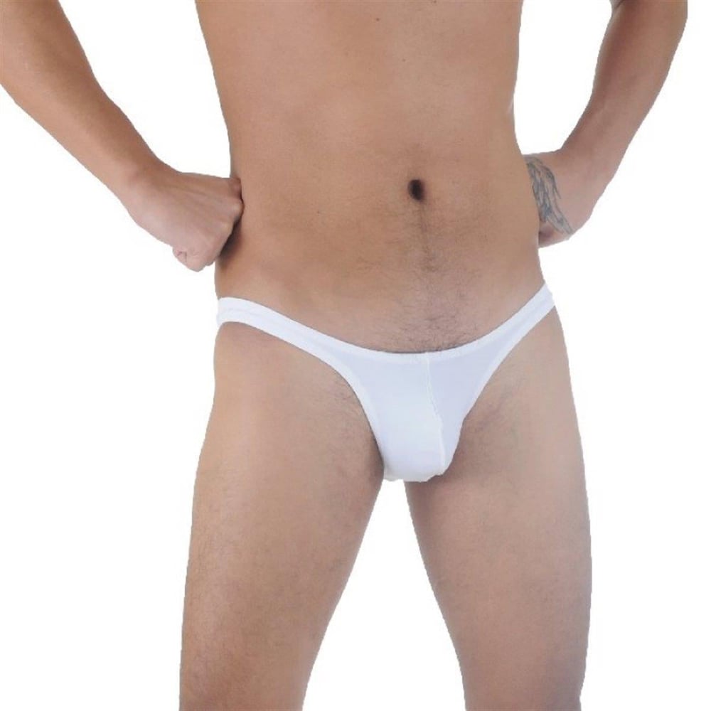 Erkek Beyaz Fantezi Giyim Slip HF291166 