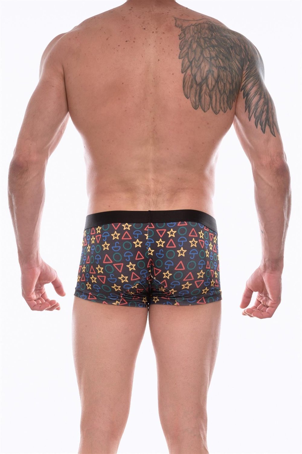 Erkek Çok Renkli Fantezi Giyim Desenli Boxer HF072208 