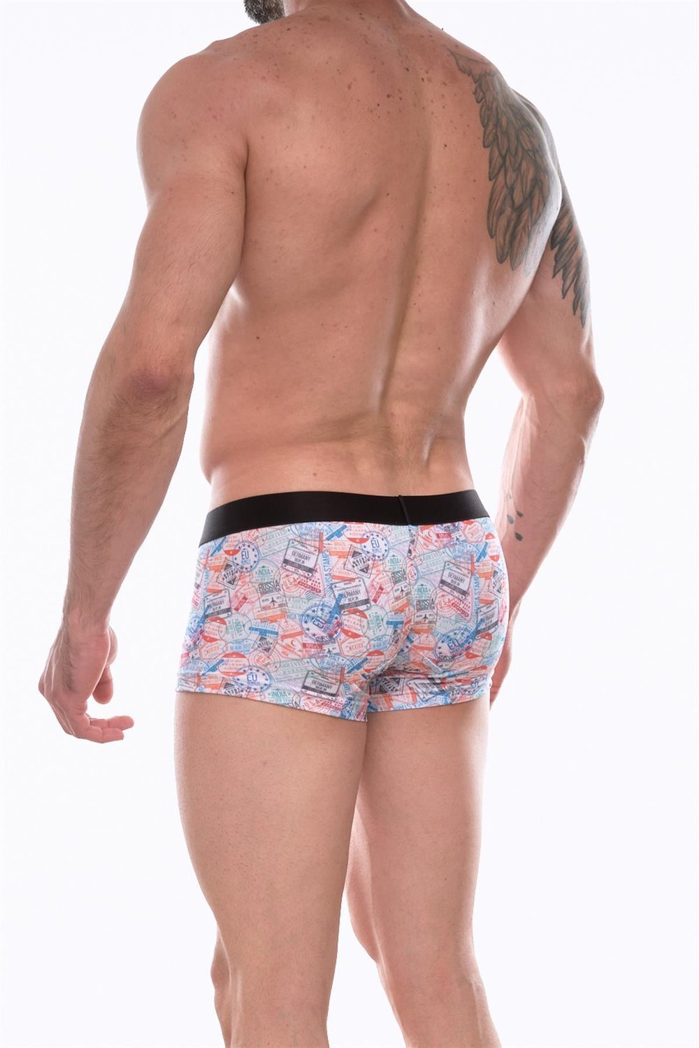 Erkek Çok Renkli Fantezi Giyim Desenli Boxer HF072211 