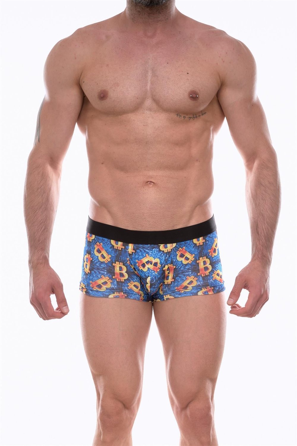 Erkek Çok Renkli Fantezi Giyim Desenli Boxer HF072209 