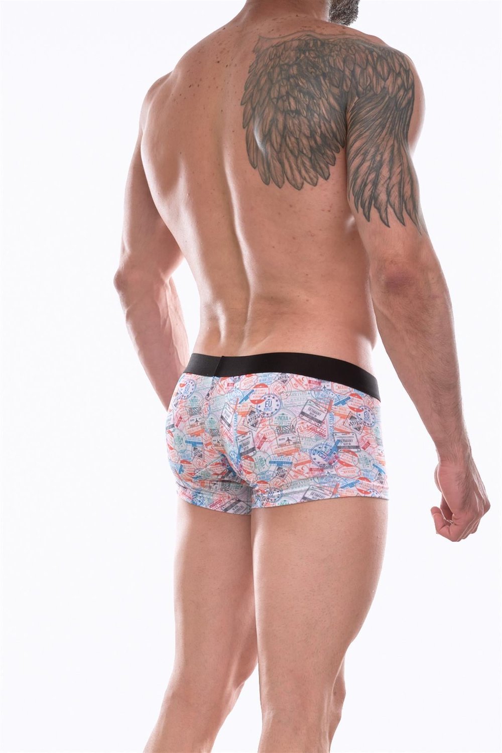 Erkek Çok Renkli Fantezi Giyim Desenli Boxer HF072211 