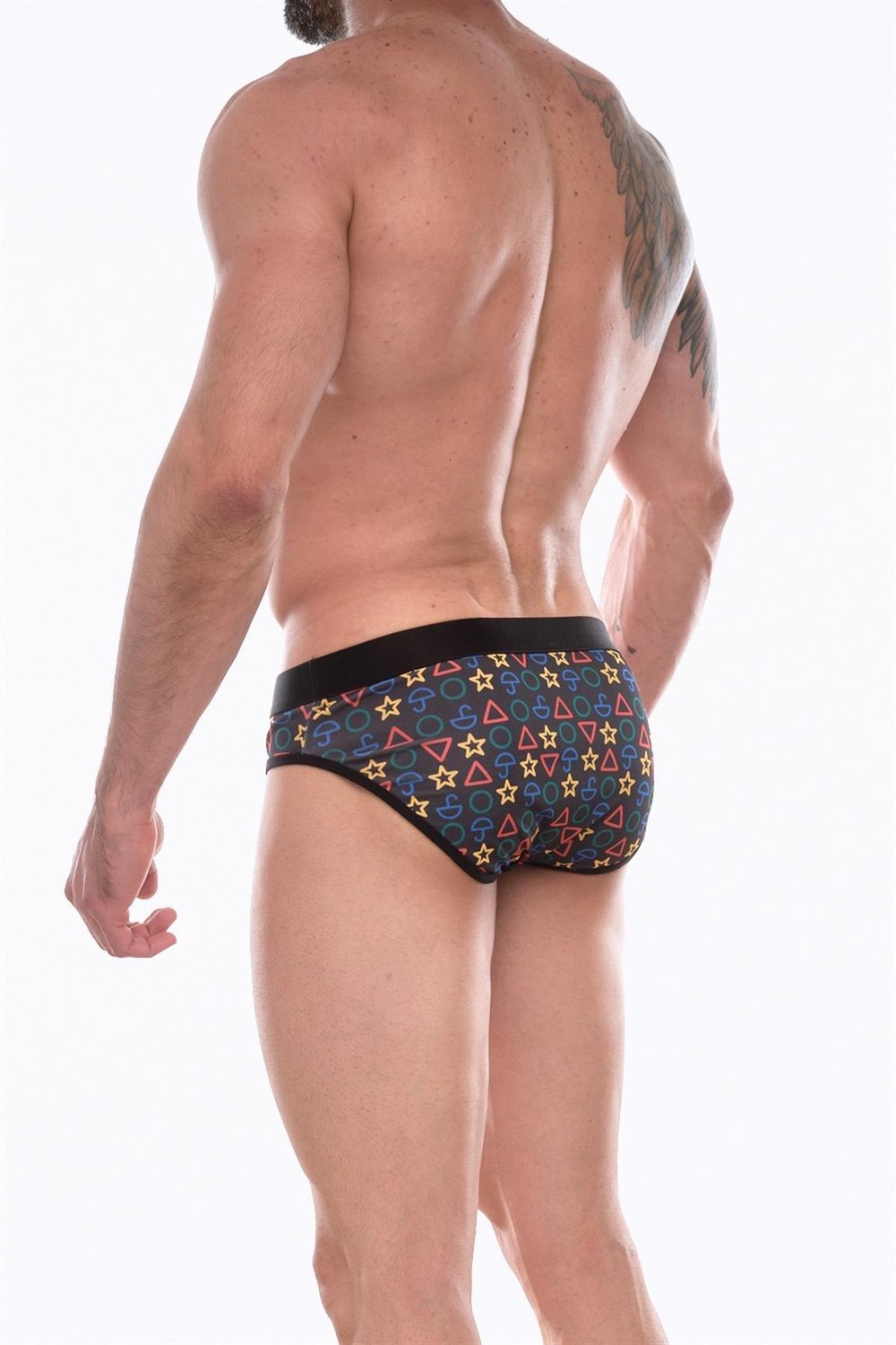 Erkek Çok Renkli Fantezi Giyim Desenli Slip HF072215 