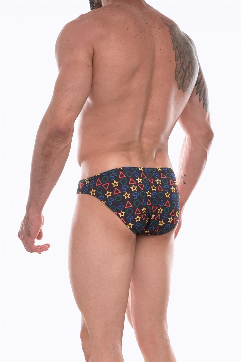 Erkek Çok Renkli Fantezi Giyim Desenli Slip HF072262 