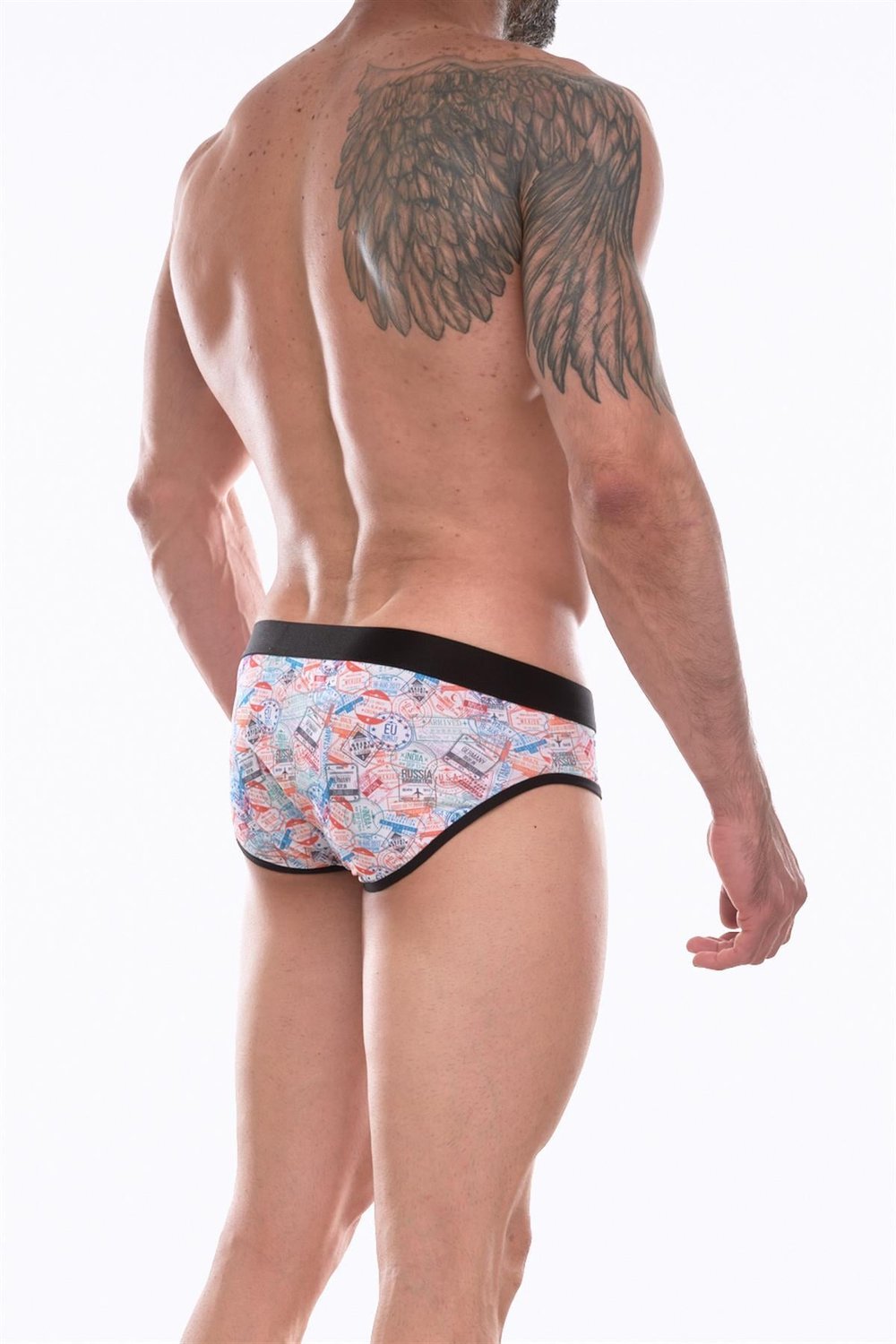 Erkek Çok Renkli Fantezi Giyim Desenli Slip HF072217 
