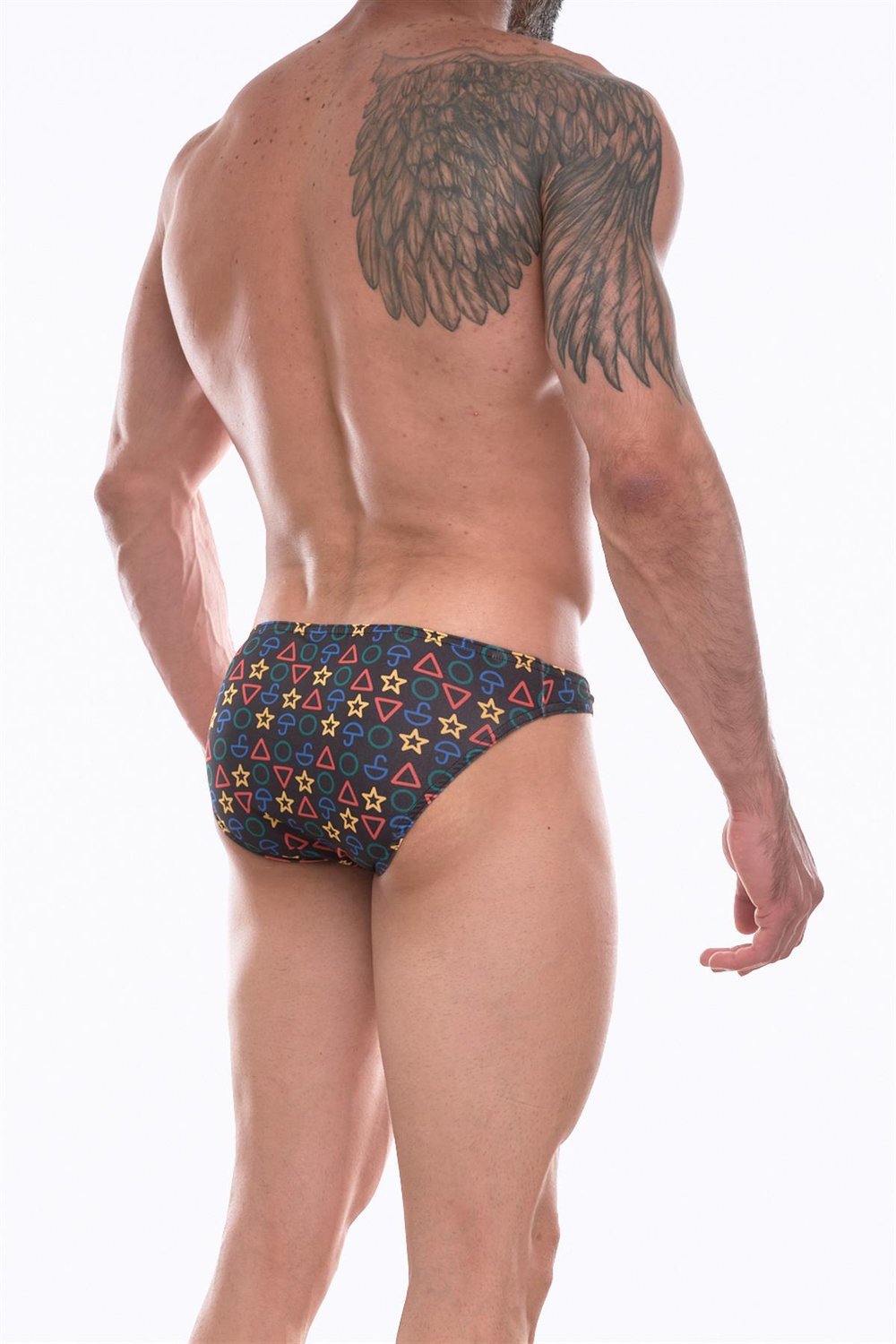 Erkek Çok Renkli Fantezi Giyim Desenli Slip HF072262 