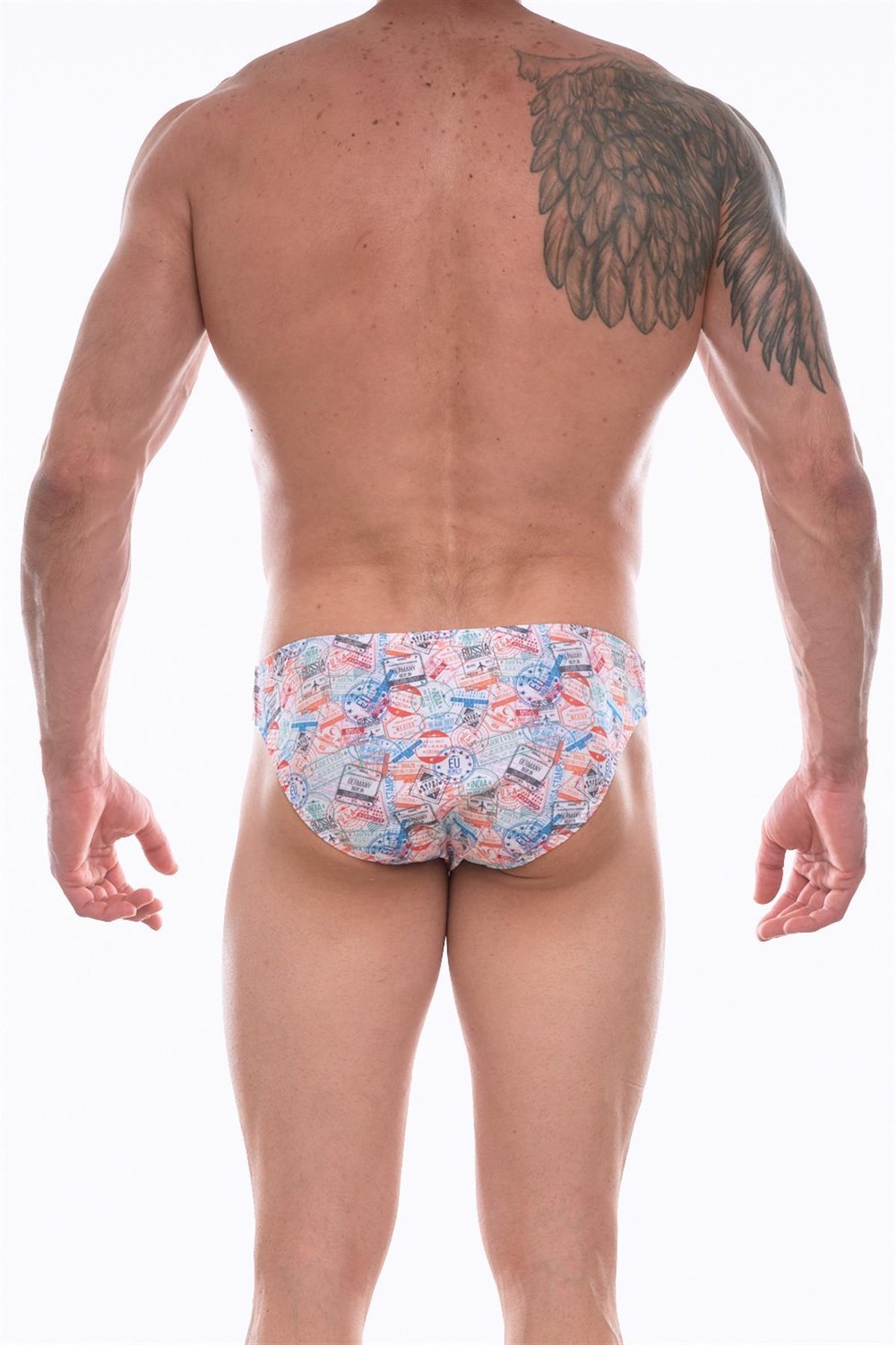 Erkek Çok Renkli Fantezi Giyim Desenli Slip HF072261 