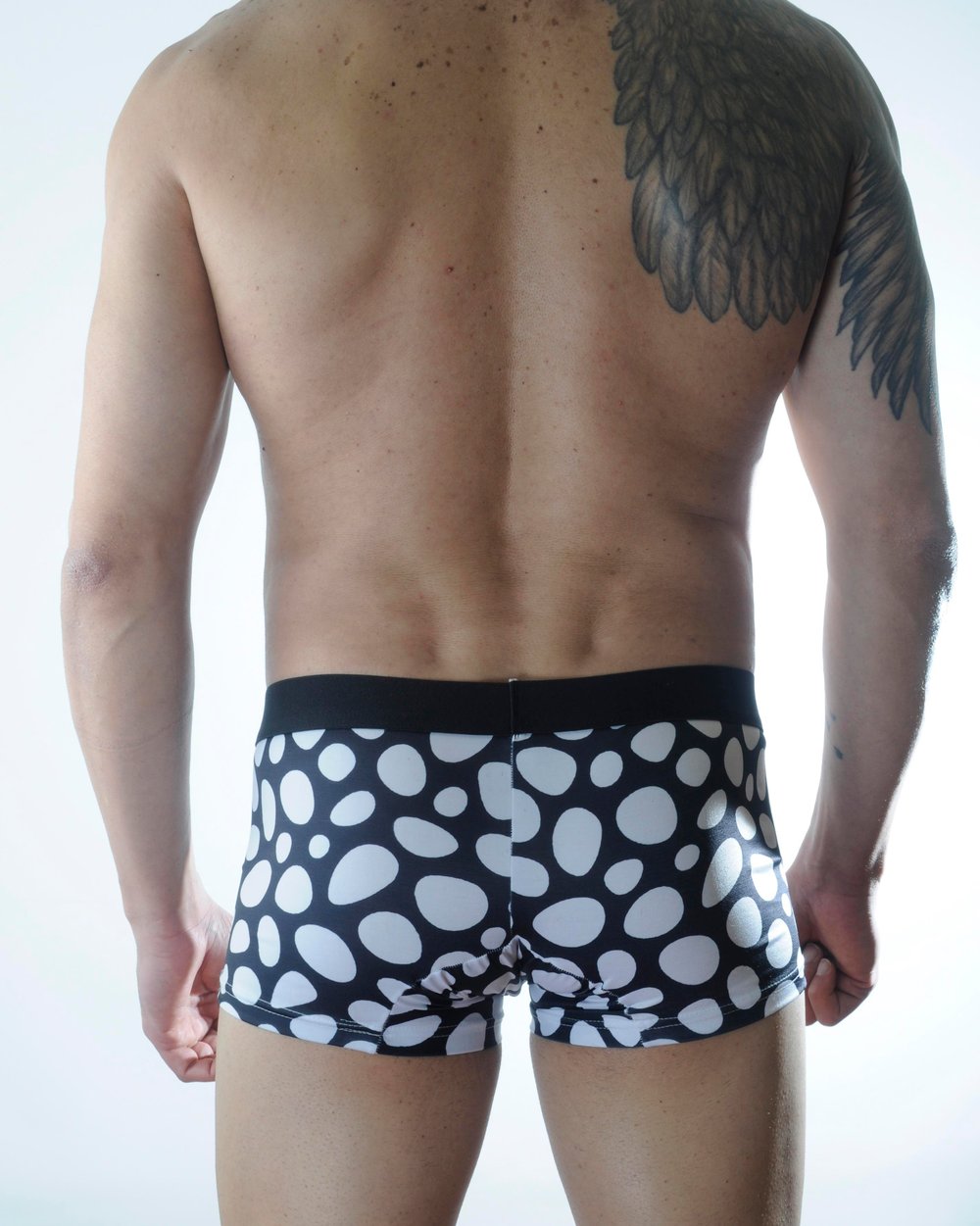 Erkek Çok Renkli Puantiye Desenli Boxer HF301102 