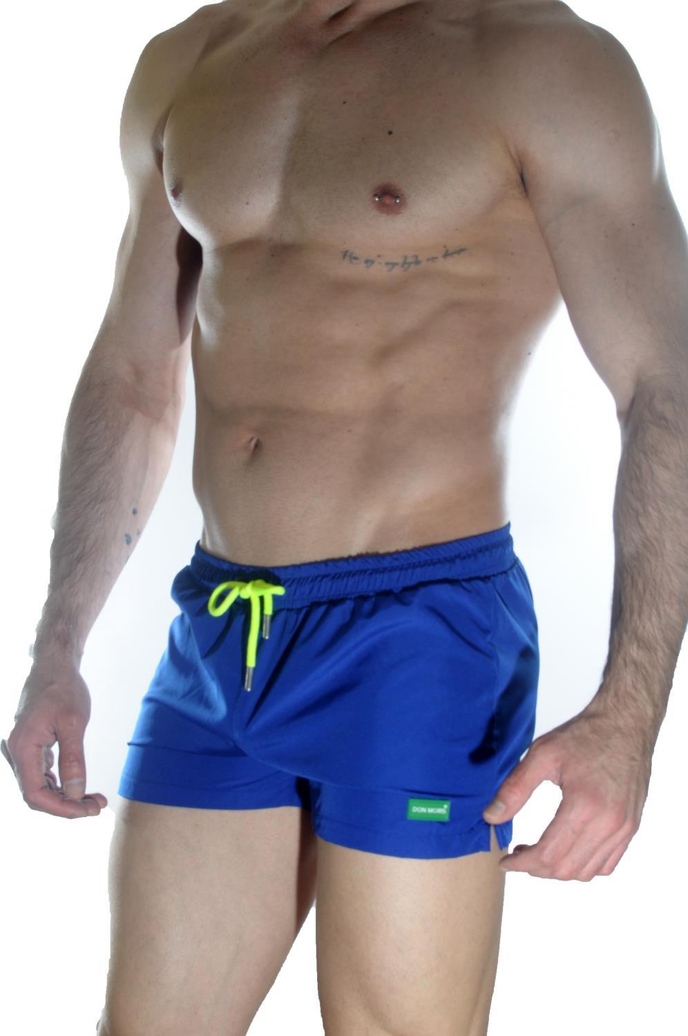 Erkek Mavi Mini Mayo Short