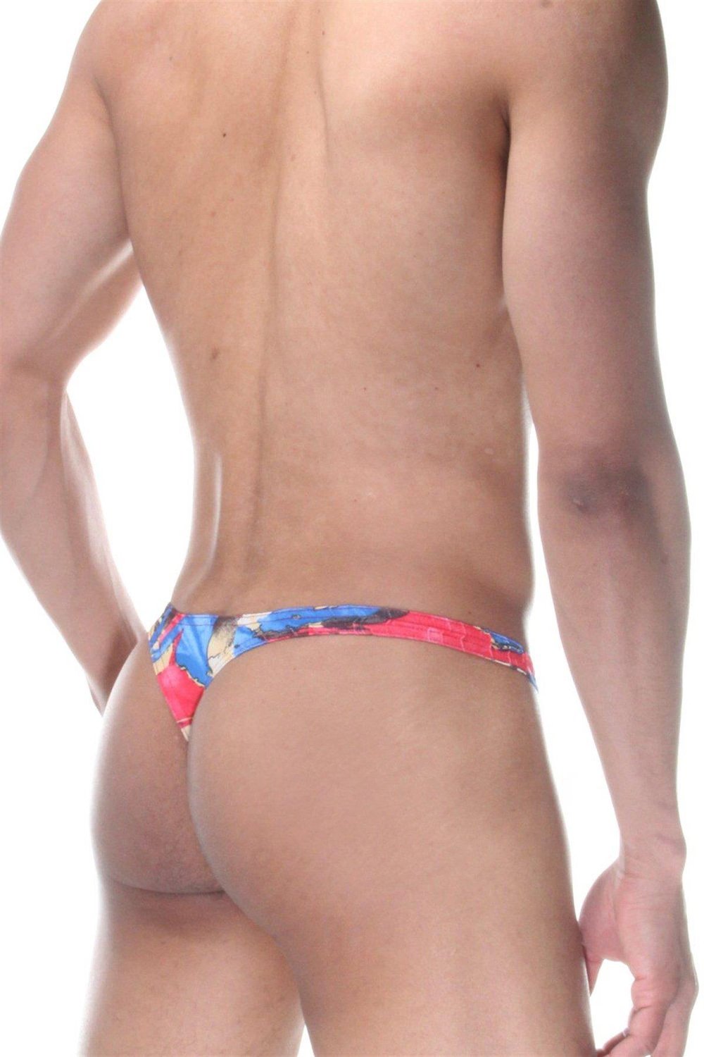 Erkek Çok Renkli Fantezi Giyim Desenli String HF021819 