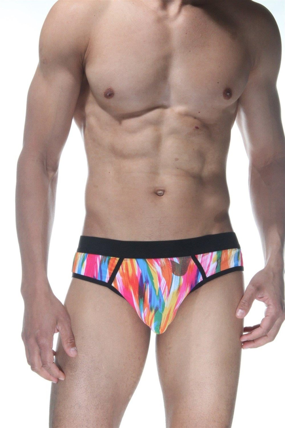 Erkek Çok Renkli Fantezi Giyim Desenli Jockstrap HF102127 