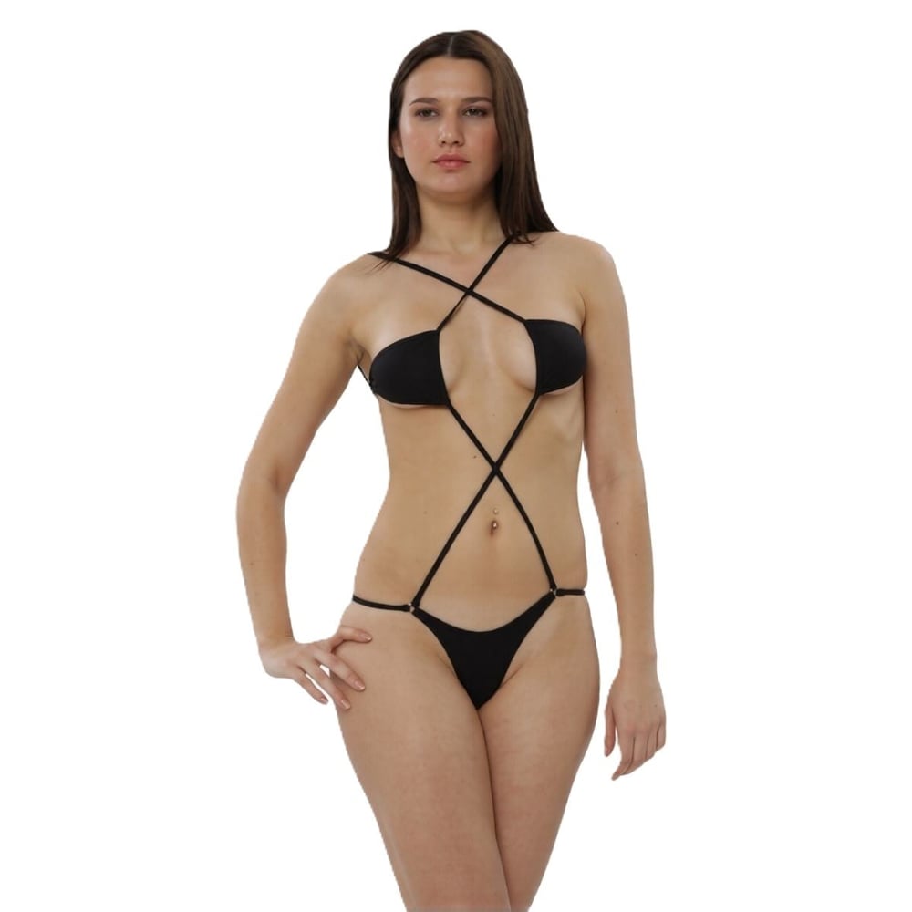 Siyah Fantezi Giyim Body HF091257 