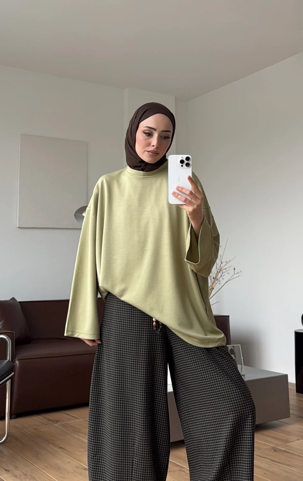 Kadın Seyyar Bağlamalı Oy-sho Kumaş Tunik M62410 - Yeşil