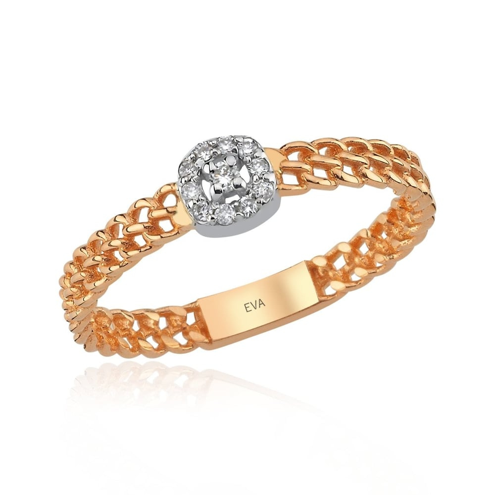 0,09 Karat Vintage Tasarım Yüzük 22
