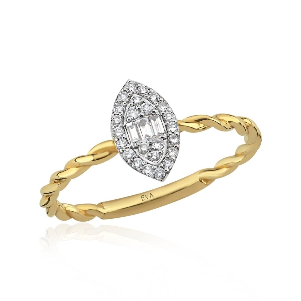 0,15 Karat Vintage Tasarım Yüzük 13