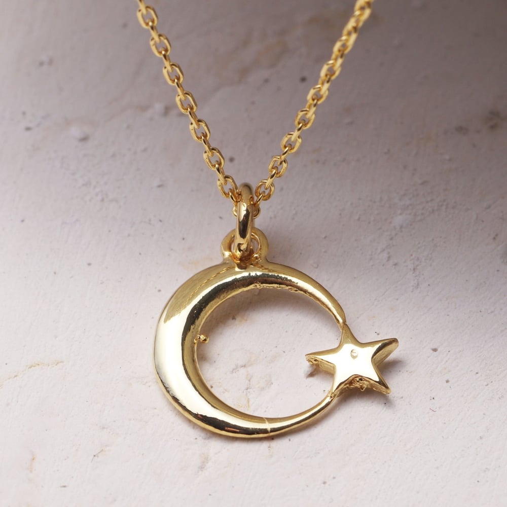 Ayyıldız Kolye 718005 Gold