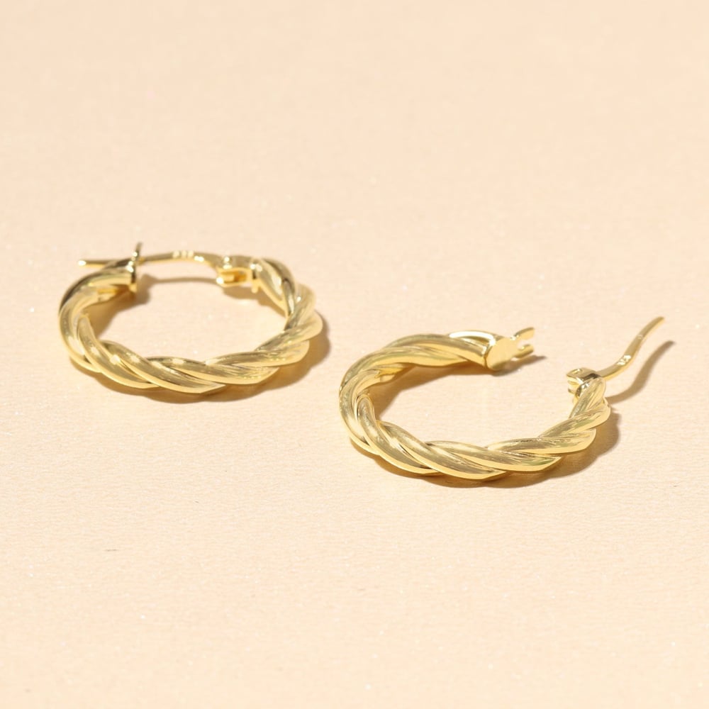 Burma Halka Küpe 718886 Gold